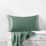 Celadon Green Silk Pillowcases for Sale