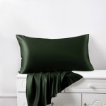 Hunter Green Silk Pillowcases for Sale