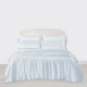 Alice Blue 3 PCS 22 Momme Mulberry Silk Duvet Cover Set for Sale Alice Blue 3 PCS 22 Momme Mulberry Silk Duvet Cover Set for Sale