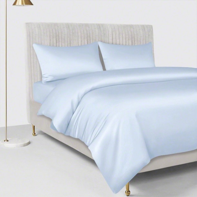 Baby Blue 22 Momme Mulberry Silk Duvet Cover for Sale Baby Blue 22 Momme Mulberry Silk Duvet Cover for Sale