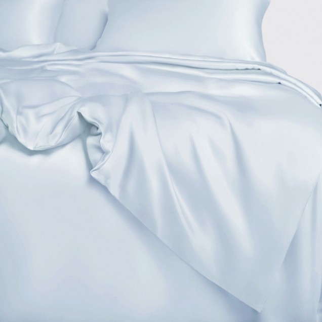 Baby Blue 22 Momme Mulberry Silk Duvet Cover for Sale Baby Blue 22 Momme Mulberry Silk Duvet Cover for Sale