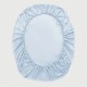 Baby Blue 22 Momme Mulberry Silk Fitted Sheet for Sale Baby Blue 22 Momme Mulberry Silk Fitted Sheet for Sale