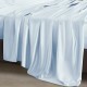 Baby Blue 22 Momme Mulberry Silk Flat Sheet for Sale Baby Blue 22 Momme Mulberry Silk Flat Sheet for Sale