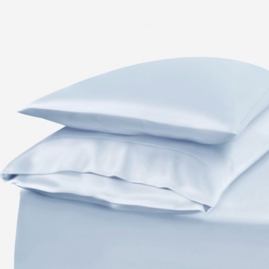 Baby Blue Envelope 22 Momme Mulberry Silk Pillowcase for Sale