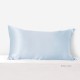 Baby Blue 22 Momme Mulberry Silk Pillowcase with Hidden Zipper for Sale Baby Blue 22 Momme Mulberry Silk Pillowcase with Hidden Zipper for Sale