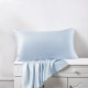 Baby Blue 22 Momme Mulberry Silk Pillowcase with Hidden Zipper for Sale Baby Blue 22 Momme Mulberry Silk Pillowcase with Hidden Zipper for Sale