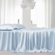 Baby Blue 22 Momme Mulberry Silk Sheet Set for Sale Baby Blue 22 Momme Mulberry Silk Sheet Set for Sale