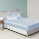 Baby Blue 22 Momme Mulberry Silk Sheet Set for Sale Baby Blue 22 Momme Mulberry Silk Sheet Set for Sale