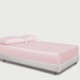 Baby Pink 22 Momme Mulberry Silk Fitted Sheet for Sale Baby Pink 22 Momme Mulberry Silk Fitted Sheet for Sale