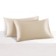 Beige 22 Momme Mulberry Silk Pillowcase with Hidden Zipper for Sale Beige 22 Momme Mulberry Silk Pillowcase with Hidden Zipper for Sale
