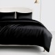 Black 22 Momme Mulberry Silk Duvet Cover for Sale Black 22 Momme Mulberry Silk Duvet Cover for Sale