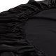 Black 22 Momme Mulberry Silk Fitted Sheet for Sale Black 22 Momme Mulberry Silk Fitted Sheet for Sale