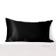 Black Envelope 22 Momme Mulberry Silk Pillowcase for Sale Black Envelope 22 Momme Mulberry Silk Pillowcase for Sale