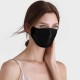 Black Double-Sided 22 Momme Silk Face Mask for Sale Black Double-Sided 22 Momme Silk Face Mask for Sale