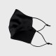 Black Double-Sided 22 Momme Silk Face Mask for Sale Black Double-Sided 22 Momme Silk Face Mask for Sale