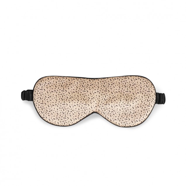 Black & Gold Silk Sleep Mask for Sale Black & Gold Silk Sleep Mask for Sale