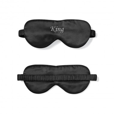 Black King Silk Sleep Mask for Sale