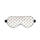 Black & White Heart Silk Sleep Mask for Sale Black & White Heart Silk Sleep Mask for Sale