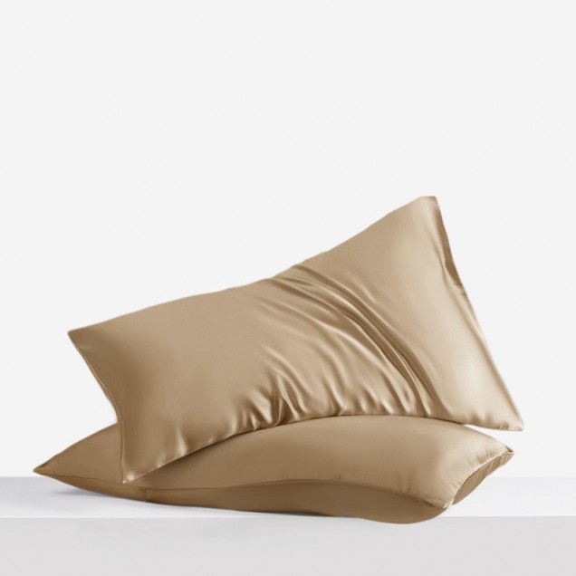 Cappuccino Envelope 22 Momme Mulberry Silk Pillowcase for Sale Cappuccino Envelope 22 Momme Mulberry Silk Pillowcase for Sale