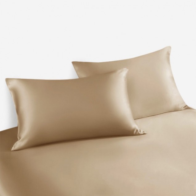 Cappuccino Envelope 22 Momme Mulberry Silk Pillowcase for Sale Cappuccino Envelope 22 Momme Mulberry Silk Pillowcase for Sale