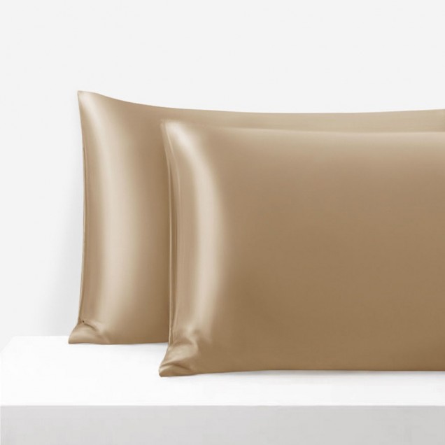 Cappuccino Envelope 22 Momme Mulberry Silk Pillowcase for Sale Cappuccino Envelope 22 Momme Mulberry Silk Pillowcase for Sale