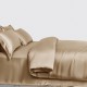 Cappuccino 3 PCS 22 Momme Mulberry Silk Duvet Cover Set for Sale Cappuccino 3 PCS 22 Momme Mulberry Silk Duvet Cover Set for Sale