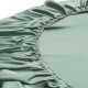 Celadon Green 22 Momme Mulberry Silk Fitted Sheet for Sale Celadon Green 22 Momme Mulberry Silk Fitted Sheet for Sale