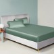 Celadon Green 22 Momme Mulberry Silk Fitted Sheet for Sale Celadon Green 22 Momme Mulberry Silk Fitted Sheet for Sale