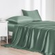 Celadon Green 22 Momme Mulberry Silk Flat Sheet for Sale Celadon Green 22 Momme Mulberry Silk Flat Sheet for Sale