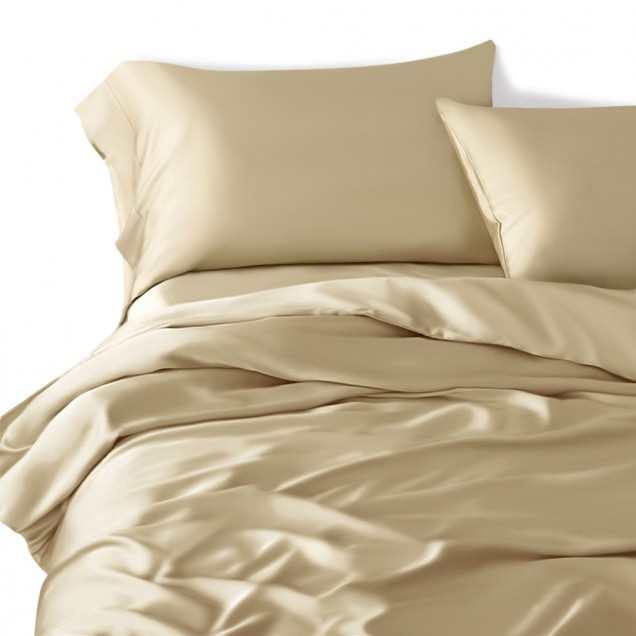 Champagne 22 Momme Mulberry Silk Duvet Cover for Sale Champagne 22 Momme Mulberry Silk Duvet Cover for Sale