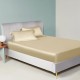 Champagne 22 Momme Mulberry Silk Sheet Set for Sale Champagne 22 Momme Mulberry Silk Sheet Set for Sale