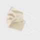 Champagne & White Double-Sided 22 Momme Silk Face Mask for Sale Champagne & White Double-Sided 22 Momme Silk Face Mask for Sale