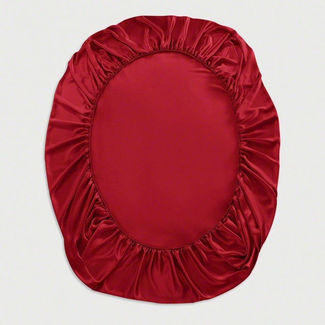 Cherry 22 Momme Mulberry Silk Fitted Sheet for Sale Cherry 22 Momme Mulberry Silk Fitted Sheet for Sale