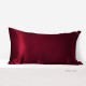 Claret 22 Momme Mulberry Silk Pillowcase with Hidden Zipper for Sale Claret 22 Momme Mulberry Silk Pillowcase with Hidden Zipper for Sale
