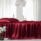 Claret 22 Momme Mulberry Silk Sheet Set for Sale Claret 22 Momme Mulberry Silk Sheet Set for Sale
