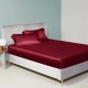 Claret 22 Momme Mulberry Silk Sheet Set for Sale Claret 22 Momme Mulberry Silk Sheet Set for Sale