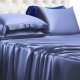 Dark Blue 22 Momme Mulberry Silk Fitted Sheet for Sale Dark Blue 22 Momme Mulberry Silk Fitted Sheet for Sale