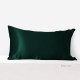 Dark Green Envelope 22 Momme Mulberry Silk Pillowcase for Sale Dark Green Envelope 22 Momme Mulberry Silk Pillowcase for Sale