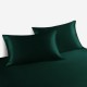 Dark Green 22 Momme Mulberry Silk Pillowcase with Hidden Zipper for Sale Dark Green 22 Momme Mulberry Silk Pillowcase with Hidden Zipper for Sale