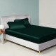 Dark Green 22 Momme Mulberry Silk Sheet Set for Sale Dark Green 22 Momme Mulberry Silk Sheet Set for Sale
