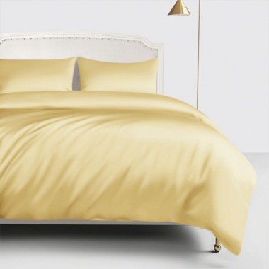 Gold 22 Momme Mulberry Silk Duvet Cover for Sale