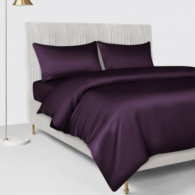 Grape 22 Momme Mulberry Silk Duvet Cover for Sale Grape 22 Momme Mulberry Silk Duvet Cover for Sale