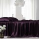 Grape 22 Momme Mulberry Silk Flat Sheet for Sale Grape 22 Momme Mulberry Silk Flat Sheet for Sale