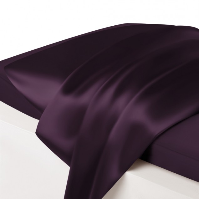 Grape Envelope 22 Momme Mulberry Silk Pillowcase for Sale Grape Envelope 22 Momme Mulberry Silk Pillowcase for Sale