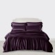 Grape 3 PCS 22 Momme Mulberry Silk Duvet Cover Set for Sale Grape 3 PCS 22 Momme Mulberry Silk Duvet Cover Set for Sale