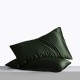 Hunter Green Envelope 22 Momme Mulberry Silk Pillowcase for Sale