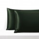 Hunter Green Envelope 22 Momme Mulberry Silk Pillowcase for Sale