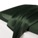 Hunter Green Envelope 22 Momme Mulberry Silk Pillowcase for Sale