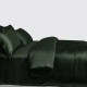 Hunter Green 3 PCS 22 Momme Mulberry Silk Duvet Cover Set for Sale Hunter Green 3 PCS 22 Momme Mulberry Silk Duvet Cover Set for Sale