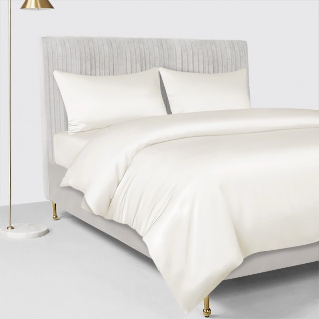 Ivory 22 Momme Mulberry Silk Duvet Cover for Sale Ivory 22 Momme Mulberry Silk Duvet Cover for Sale
